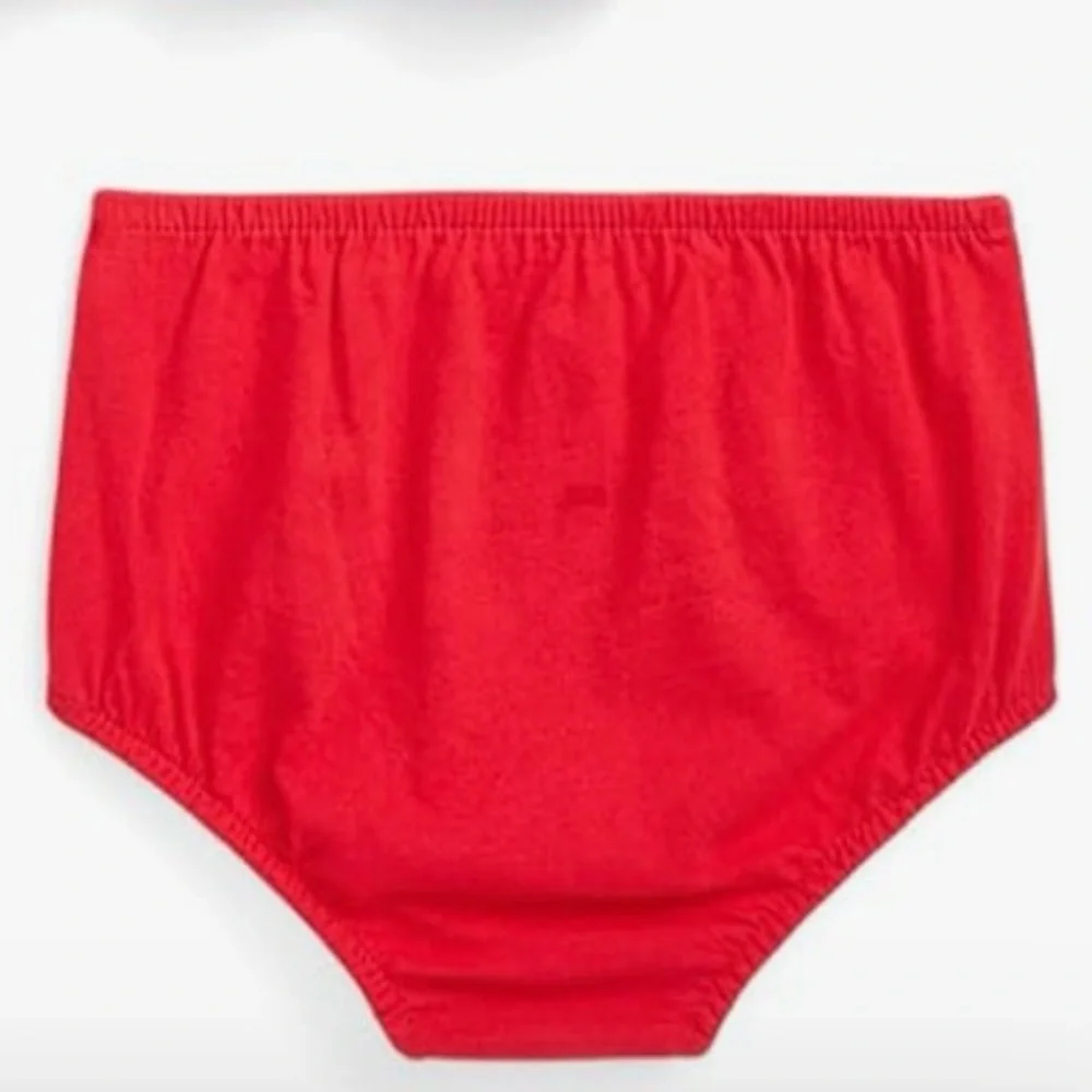 Ralph Lauren Velour A-Line Dress & Bloomers 2-Piece Set, Baby Size 9M